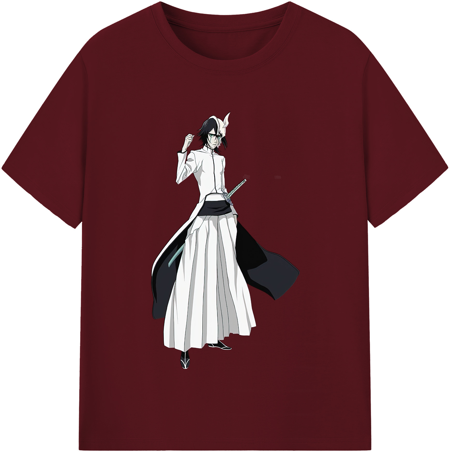（画像用） ブリーチ ウルキオラ·シファー BLEACH Ulquiorra cifer 綿100％半袖Tシャツ（フロントプリント）